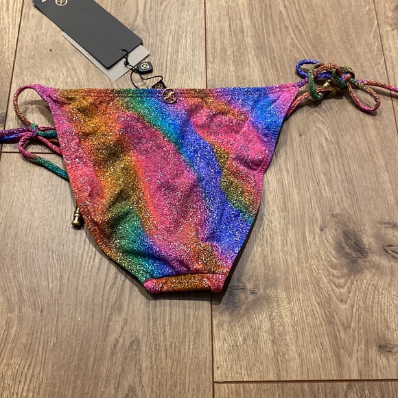 NWT Vix glitter side tie swim bottom - Picture 4 of 6